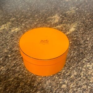 Hermès Orange Scarf Wrap Accessory